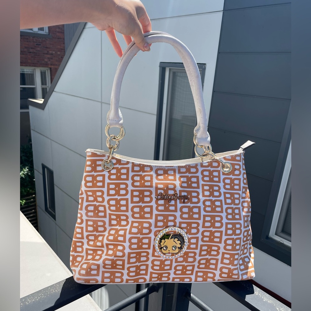 Betty Boop Vintage y2k Yellow Orange Handbag